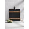 Mud Pie Wooden Square Board, Black, 23 1/4″ x 16 3/4″
