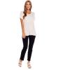 Mud Pie Zander Women’s Knit Short Sleeve T-Shirt(Blush Leopard)