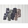 Mud Pie Ziggy Womens High-Waisted Leggings(Black Tie Dye)