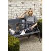 Mud Pie Ziggy Womens High-Waisted Leggings(Black Tie Dye)