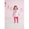 Mud Pie baby-girls Casual(Pink Santa)