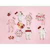 Mud Pie baby-girls Casual(Poinsetta)