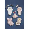 Mud Pie baby-girls Long Sleeves(Crochet Rainbow)