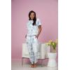 Mud Pie womens Bryant Tie Dye Jogger(Blue Tie Dye)