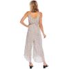 Mud Pie womens Women’s Sleeveless Jumpsuit(Tan)