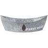 Tin Boat Party Drink Tub with Bottle Opener, 8 1/2″ x 28″