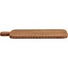 Mud Pie 6″ x 22″ Long Board with Engraved Edge, Brown