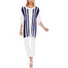 Mud Pie Addy Women’s Stripe Knit Pullover(Tan)