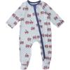 Mud Pie Baby Boys Footed Sleeper(Firetruck)