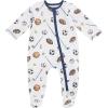 Mud Pie Baby Boys Footed Sleeper(Sports)