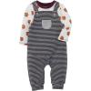 Mud Pie Baby Boys’ Thanksgiving Overall Shirt Set