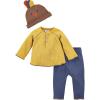 Mud Pie Baby Boys Truck Smocked Tee(Blue/Mustard)