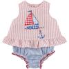 Mud Pie Baby Boys Truck Smocked Tee(Boat)