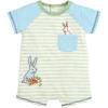 Mud Pie Baby Boys Truck Smocked Tee(Green)