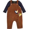 Mud Pie Baby Boys Truck Smocked Tee(Rooster)