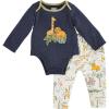 Mud Pie Baby Boys Truck Smocked Tee(Safari)