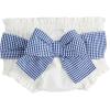Mud Pie Baby Girl Diaper Cover(White)