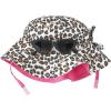 Mud Pie Baby Girl Hat & Sunglasses Set(Leopard Print)