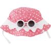 Mud Pie Baby Girl Hat & Sunglasses Set(Pink Polka Dot)