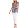 Mud Pie Baby Girls Arielle Women’s Ruffle Tank Top(Blue)