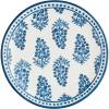 Mud Pie Blooms Print Salad Plate; 8″ dia(Blooms)