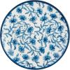Mud Pie Blooms Print Salad Plate; 8″ dia(Cornflower)