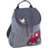 Mud Pie Boys Little Drawstring Backpack, Fishing, 11 1/2″ x 9 1/2″(Tractor)