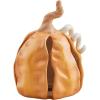 Mud Pie Ceramic Pumpkin Sitters, Medium, 4 3/4″ x 4 1/4″ Dia