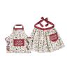 Mud Pie Children’s Christmas Mom and Me Cookie Aprons, One Size Fits Most, 2T-5T, Multi