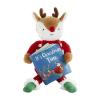 Mud Pie Children’s Christmas Reindeer Plush with Book