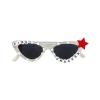 Mud Pie Children’s Silver Sassy Patriotic Shades