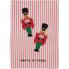 Mud Pie Christmas Bead Towel, Nutcracker, 21″ x 14″