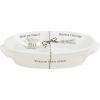Mud Pie Circa Bean and Rice Baker Set, White, 2 3/4″ x 12 3/4″