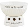 Mud Pie Circa Queso Cheese Dip Warming Stand, White, 4 1/2″ x 6″ dia