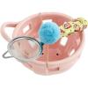 Mud Pie Colorful Berry Bowl Set, Blue 3 1/2″ X 5 1/2″ Dia(Pink)