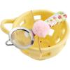 Mud Pie Colorful Berry Bowl Set, Blue 3 1/2″ X 5 1/2″ Dia(Yellow)