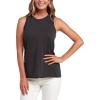 Mud Pie Dempsey Women’s Sleeveless Swing Tank Top(Black)