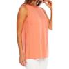 Mud Pie Dempsey Women’s Sleeveless Swing Tank Top(Coral)
