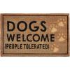 Mud Pie Dogs Welcome Door Mat Coir Doormat