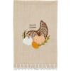 Mud Pie Embroidery Crochet Towel, Cornucopia, 21″ x 14″