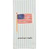 Mud Pie Flag Patch Americana Towel; 26″ x 12″(Flag)