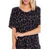 Mud Pie Houston Women’s Oversized Short Sleeve T-Shirt(Black)