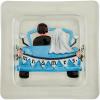 Mud Pie Mrs Car Glass 9″ x 9″ PLATTERS & TRAYS, White