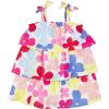 Mud Pie One Size Girls Floral Tiered Dress(Multi)