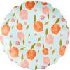 Mud Pie Peach Fruit Melamine Plate; 7 1/2″ Dia(Peach)