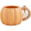 Mud Pie Pumpkin Mug, Orange, 13 oz