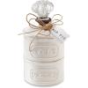 Mud Pie Salt & Pepper Cellar, Off-White, 6″ X 3.5″ dia(frustration_free)