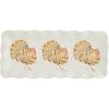 Mud Pie Turkey Everything Plates, 4″ x 9″, BROWN