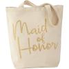 Mud Pie Wedding Mrs. Canvas Tote Bag(Maid of Honor)