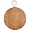 Mud Pie White/Wooden Loop Handle Board, Small, 16″ x 21″(Wooden)